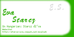 eva starcz business card